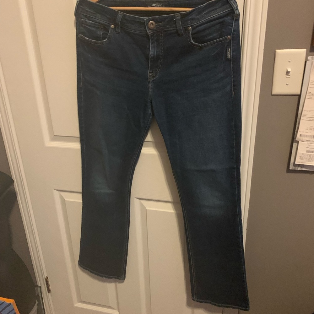 Silver Jeans Avery Slim Boot Dark Wash